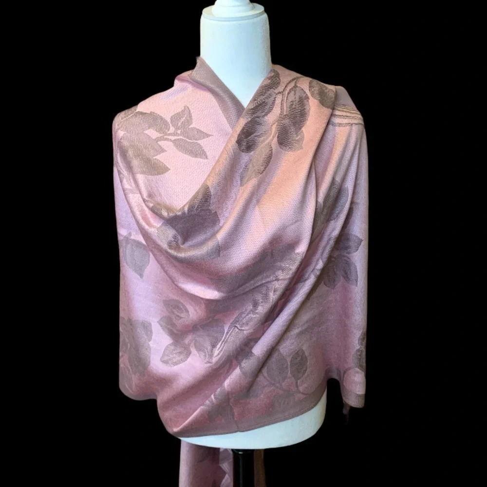 Soft Floral Pashmina Scarf NEW